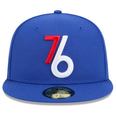 Philadelphia 76ers 2024/25 City Edition Alternate 59FIFTY Fitted Hat - Royal | New Era shop