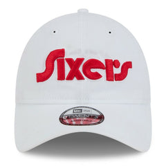 Philadelphia 76ers 2024/25 City Edition 9TWENTY Adjustable Hat - White | New Era for sale