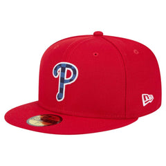 Philadelphia Phillies Checkered Undervisor 59FIFTY Fitted Hat - Red | New Era