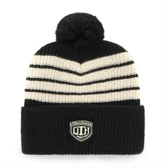 Chicago Blackhawks '47 Old Time Hockey Barn Cuffed Knit Hat with Pom