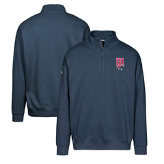 Minnesota Twins Levelwear Murray Core Logo Quarter-Zip Pullover Top - Navy