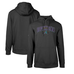 Arizona Diamondbacks Levelwear Cooperstown Collection Podium Retro Spellout Pullover Hoodie - Black