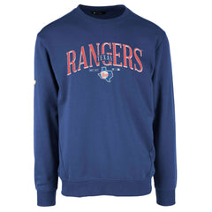 Texas Rangers Levelwear Zane Cooperstown Collection Retro Spellout Pullover Sweatshirt - Royal