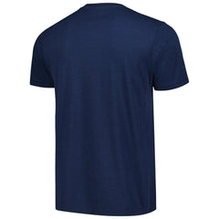 Seattle Mariners Homage Hand-Drawn Logo Tri-Blend T-Shirt - Navy