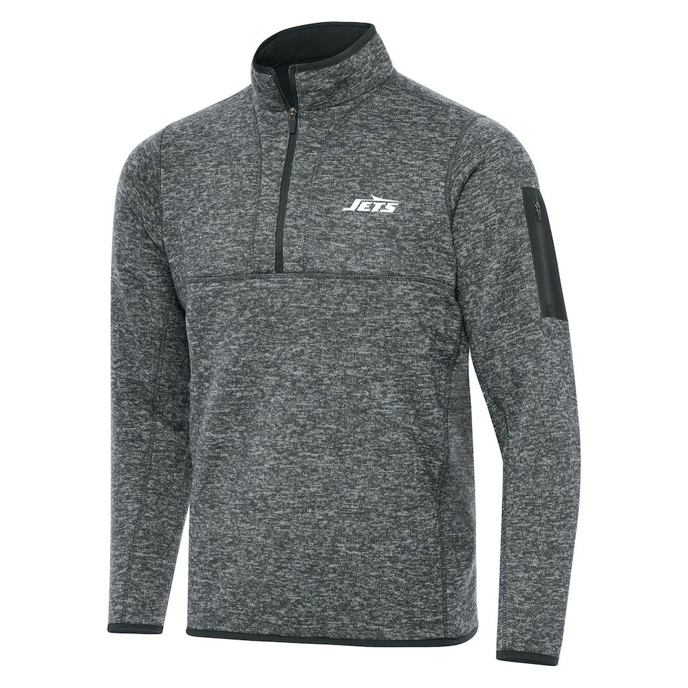 NFL New York Jets Antigua Fortune Quarter-Zip Pullover Jacket