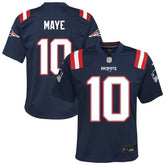 NFL New England Patriots Drake Maye Youth Game Jersey
