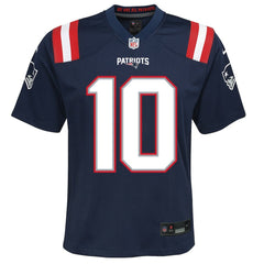 NFL New England Patriots Drake Maye Youth Game Jersey