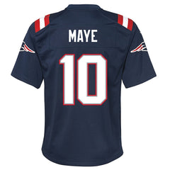 NFL New England Patriots Drake Maye Youth Game Jersey