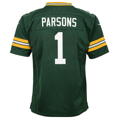 NFL Green Bay Packers Micah Parsons Youth Game Player Jersey