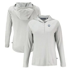 NFL Indianapolis Colts Cutter & Buck Women's Coastline Epic Comfort Eco Recycled Raglan Pullover Hoodie