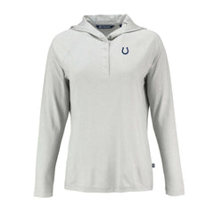 NFL Indianapolis Colts Cutter & Buck Women's Coastline Epic Comfort Eco Recycled Raglan Pullover Hoodie
