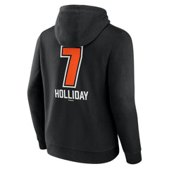 Jackson Holliday Baltimore Orioles Fastball Player Name & Number Pullover Hoodie - Black
