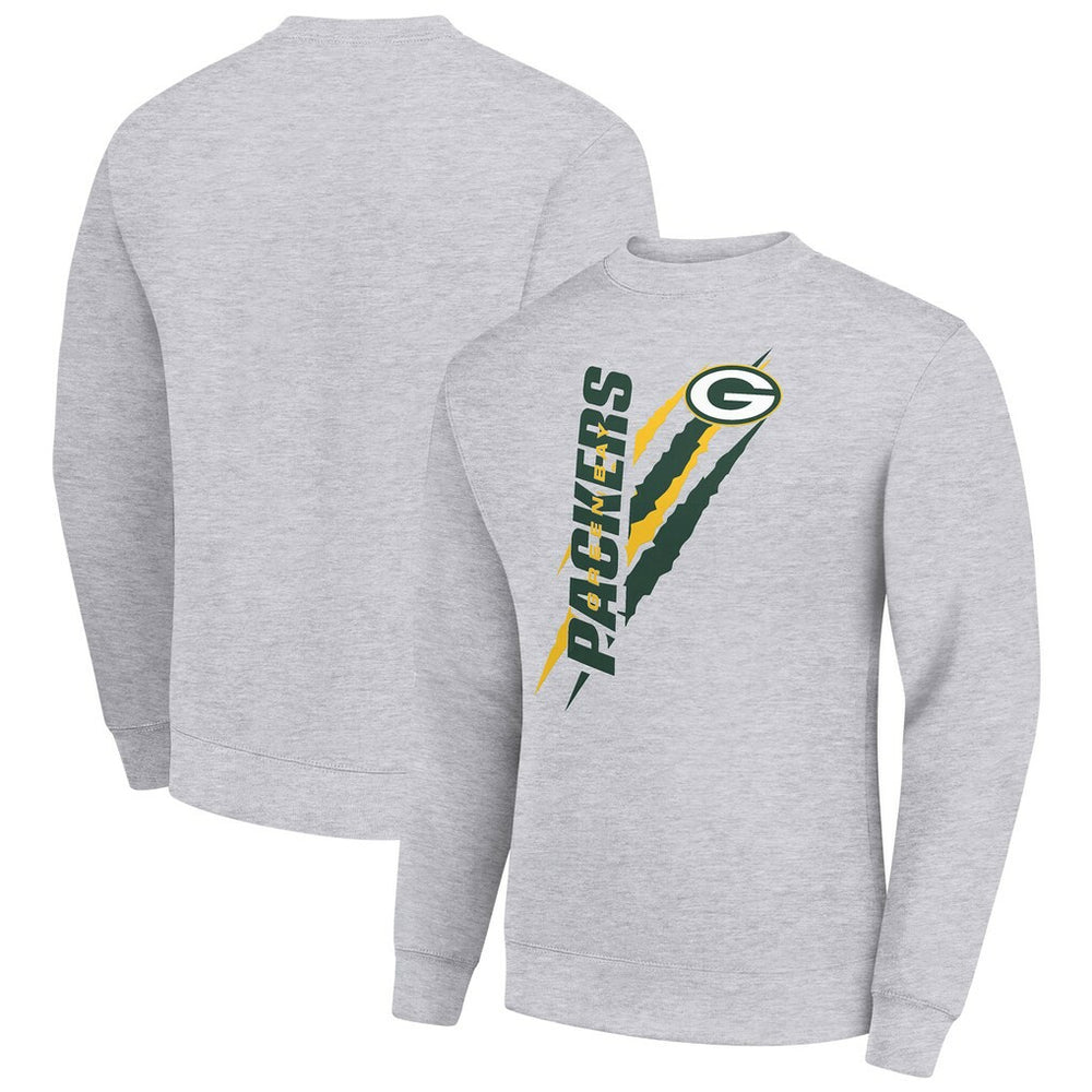NFL Green Bay Packers Starter Color Scratch Team Graphic Fleece Pullover Sweatshirt