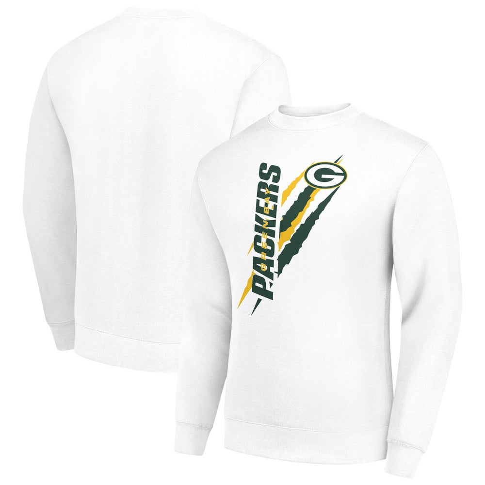 NFL Green Bay Packers Starter Color Scratch Team Graphic Fleece Pullover Sweatshirt