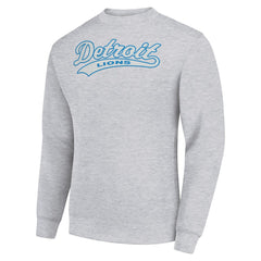 NFL Detroit Lions Starter Tailsweep Team Graphic Tri-Blend Fleece Pullover Sweatshirt