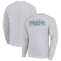 NFL Philadelphia Eagles Starter Tailsweep Team Graphic Tri-Blend Fleece Pullover Sweatshirt