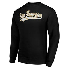 NFL San Francisco 49ers Starter Tailsweep Team Graphic Tri-Blend Fleece Pullover Sweatshirt
