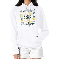 NFL Green Bay Packers G-III 4Her by Carl Banks Women's Collage Graphic Fleece Pullover Hoodie