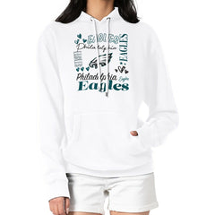 NFL Philadelphia Eagles G-III 4Her by Carl Banks Women's Collage Graphic Fleece Pullover Hoodie