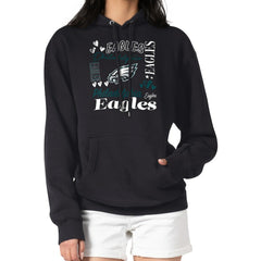 NFL Philadelphia Eagles G-III 4Her by Carl Banks Women's Collage Graphic Fleece Pullover Hoodie