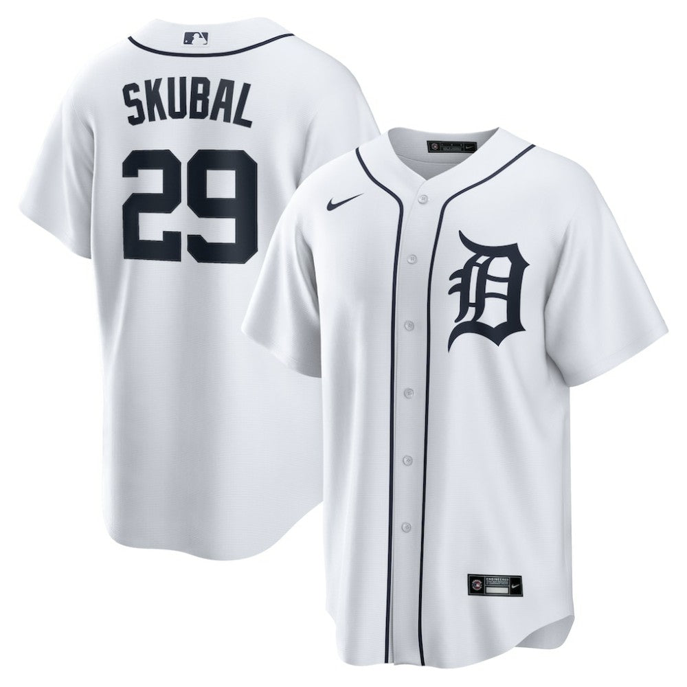 Tarik Skubal Detroit Tigers Home Replica Jersey - White | Nike