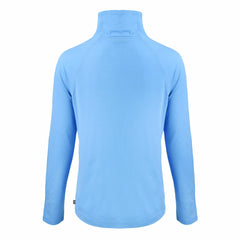 Kansas City Royals Cutter & Buck Women's City Connect Coastline Epic Comfort Eco Recycled Funnel Neck Raglan Pullover Top - Powder Blue