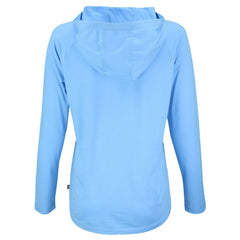 Kansas City Royals Cutter & Buck Women's Coastline Epic Comfort Eco Recycled Hoodie Raglan Long Sleeve T-Shirt - Powder Blue