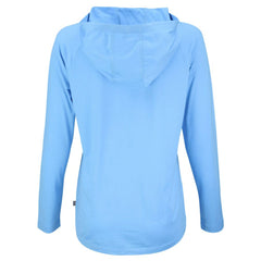 Philadelphia Phillies Cutter & Buck Women's Cooperstown Collection Coastline Epic Comfort Eco Recycled Hoodie Raglan Long Sleeve T-Shirt - Powder Blue