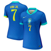 Vini Jr. Brazil National Team Women's 2024 Away Replica Jersey / Soccer Discount