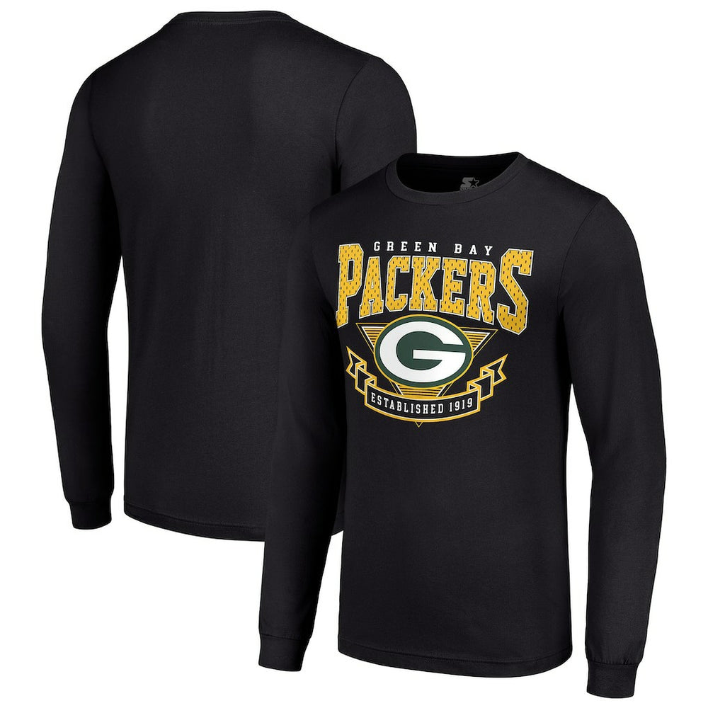 NFL Green Bay Packers Starter '80s Inspired Team Logo Long Sleeve T-Shirt