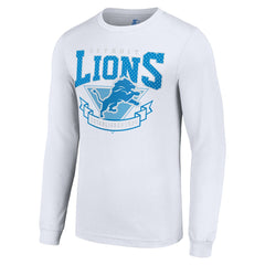 NFL Detroit Lions Starter '80s Inspired Team Logo Long Sleeve T-Shirt
