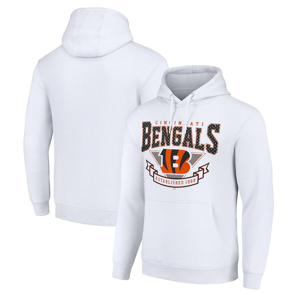 NFL Cincinnati Bengals Starter ‘80s Inspired Pullover Hoodie