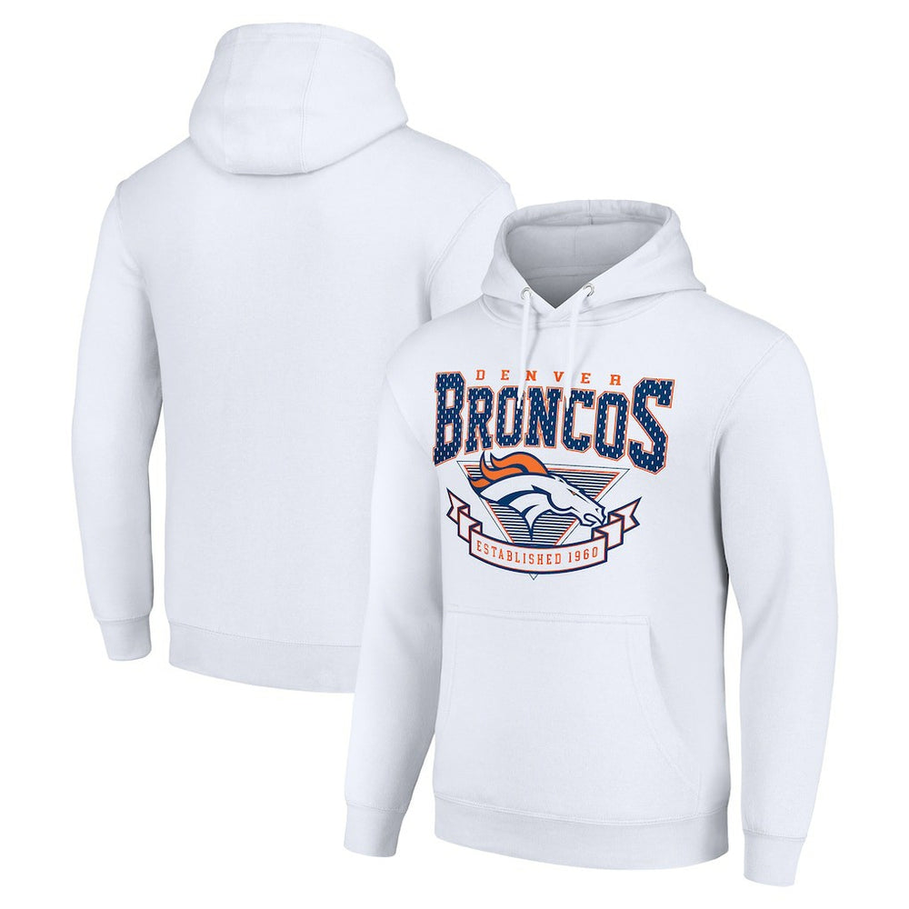NFL Denver Broncos Starter ‘80s Inspired Pullover Hoodie