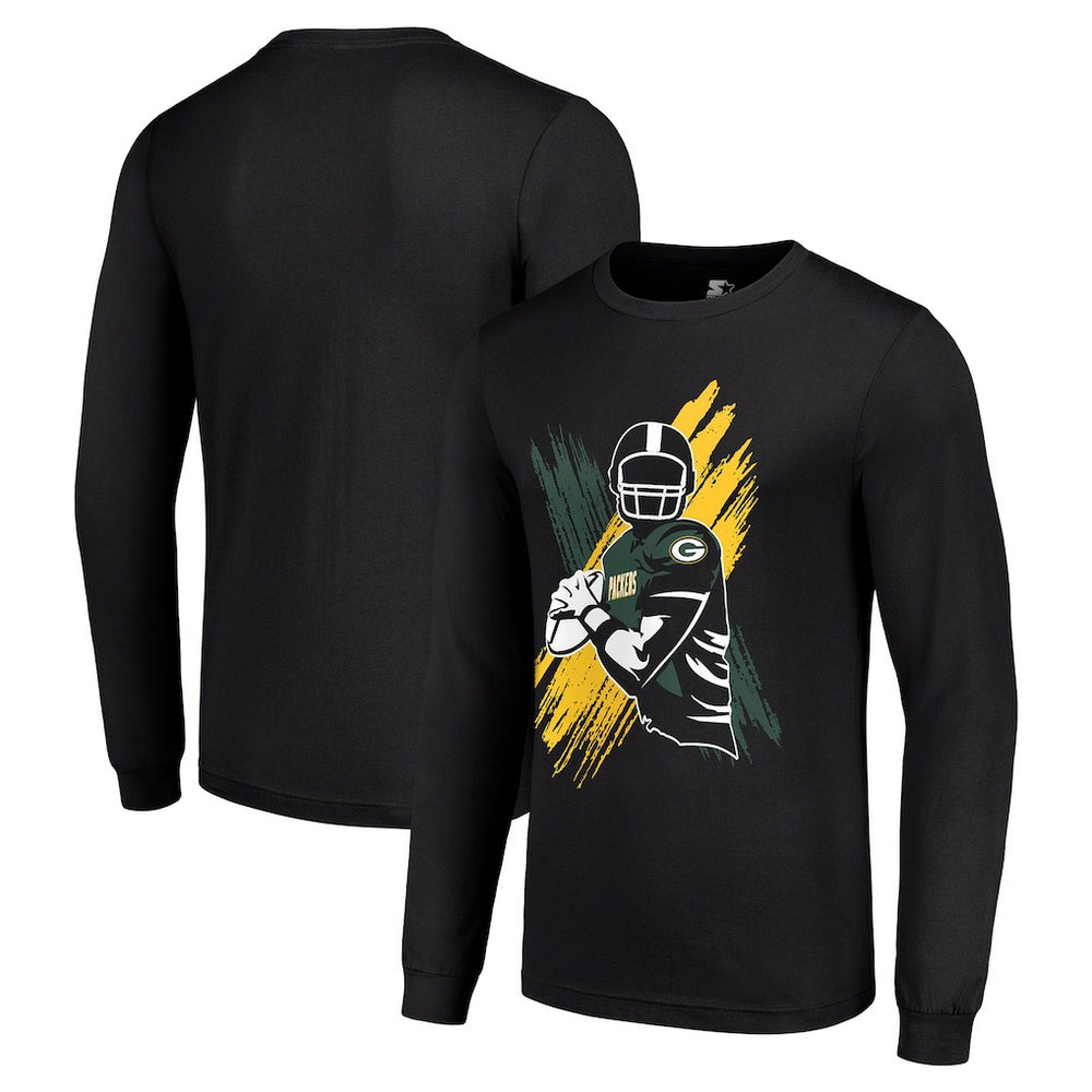 NFL Green Bay Packers Starter Player X Logo Graphic Long Sleeve T-Shirt