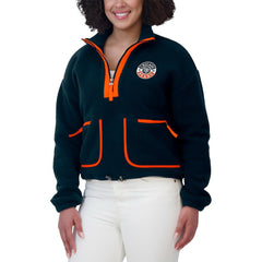 NFL Chicago Bears WEAR by Erin Andrews Women's Polar Fleece Half-Zip Jacket