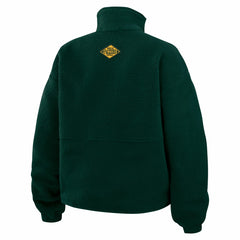 NFL Green Bay Packers WEAR by Erin Andrews Women's Polar Fleece Half-Zip Jacket