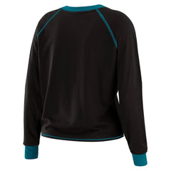 NFL Jacksonville Jaguars WEAR by Erin Andrews Women's Tie-Front Long Sleeve Top