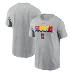 St. Louis Cardinals Local Home Town T-Shirt - Heather Charcoal | Nike