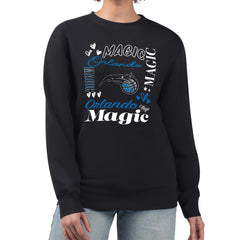 Orlando Magic G-III 4Her by Carl Banks Women's Collage Team Graphic Fleece Pullover Sweatshirt - Black online