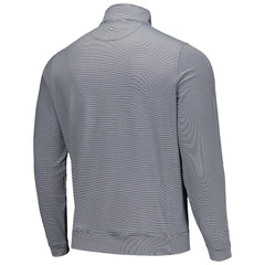 Houston Astros Peter Millar Perth Sugar Stripe Performance Quarter-Zip Top - Navy