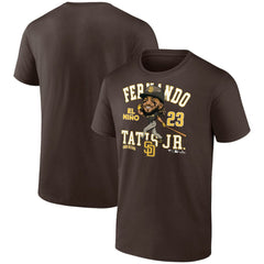Fernando Tatis Jr. San Diego Padres Hometown Caricature T-Shirt - Brown