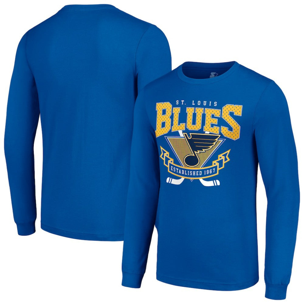 St. Louis Blues Starter Team Logo Graphic Long Sleeve T-Shirt
