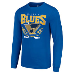 St. Louis Blues Starter Team Logo Graphic Long Sleeve T-Shirt