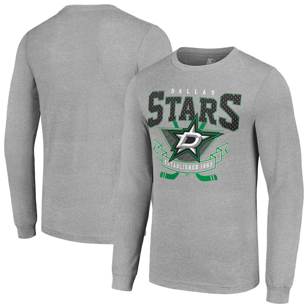 Dallas Stars Starter '80s Inspired Team Logo Long Sleeve T-Shirt
