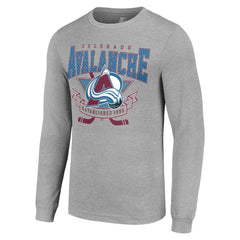 Colorado Avalanche Starter '80s Inspired Team Logo Long Sleeve T-Shirt