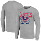 Washington Capitals Starter '80s Inspired Team Logo Long Sleeve T-Shirt
