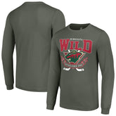 Minnesota Wild Starter Team Logo Graphic Long Sleeve T-Shirt