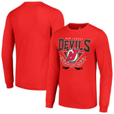 New Jersey Devils Starter Team Logo Graphic Long Sleeve T-Shirt