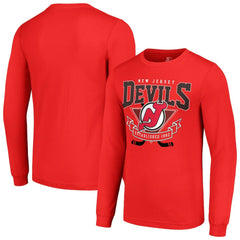 New Jersey Devils Starter Team Logo Graphic Long Sleeve T-Shirt