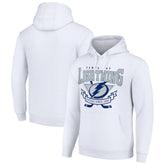 Tampa Bay Lightning Starter Team Logo Graphic Fleece Tri-Blend Pullover Hoodie